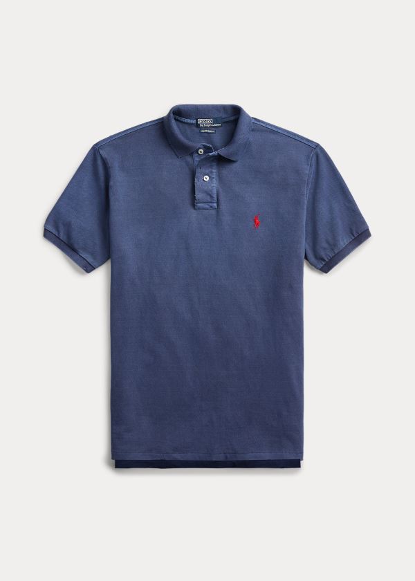 Men's Polo Ralph Lauren Custom Slim Distressed Polos | 175302JTZ